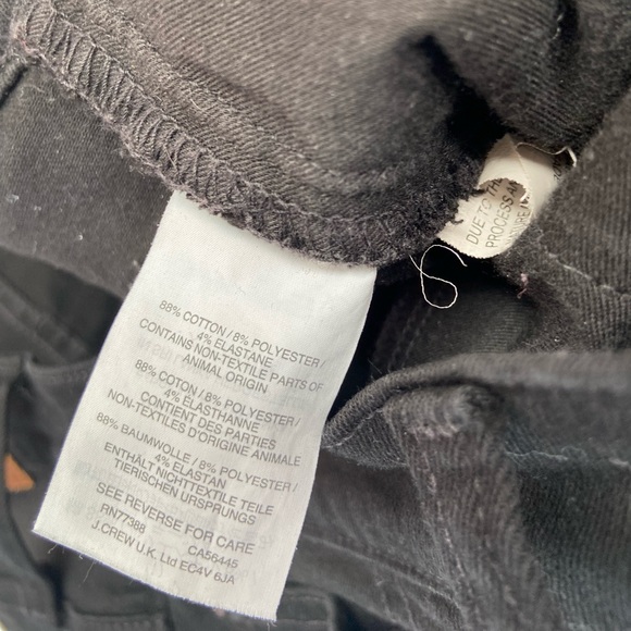 Madewell Cali-Demi Bootcup Jean Black size 29Tall - Picture 12 of 13